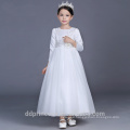 2017 long communion dress celebrity dress white evening dress long sleeve